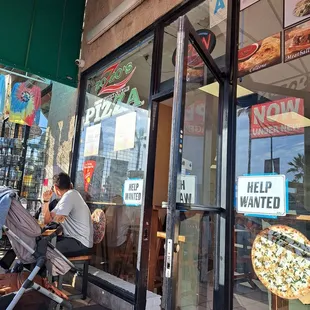 Outside seating