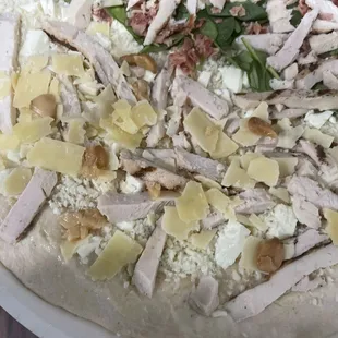 Take and bake half my favorite GARLIC CHICKEN and the other half my favorite GOLDEN STATE yummmmmmmy