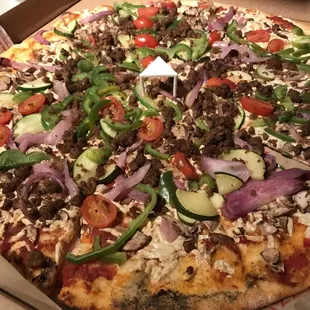Vegan Berkeley pizza! Delicious!
