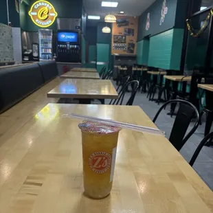 Interior dining area