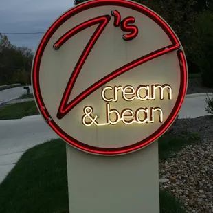Z's neon sign