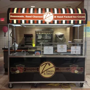 Z's Sweet Treats Cart