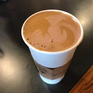 Decaf almond milk mocha