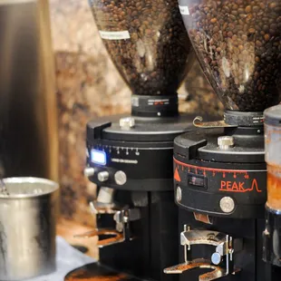 a coffee grinder and grinder