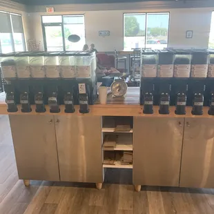 WHOOP WHOOP! A self serve bean station