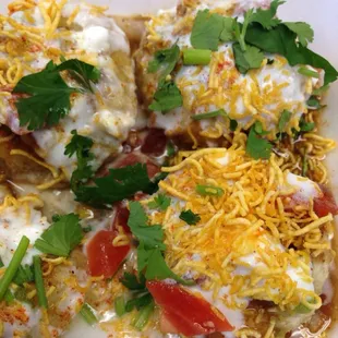 Dahi puri - yum!!