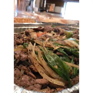 Takeout: Black pepper beef