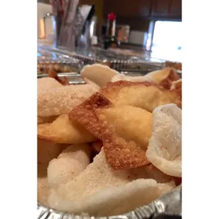 Takeout: Cheese filled wontons