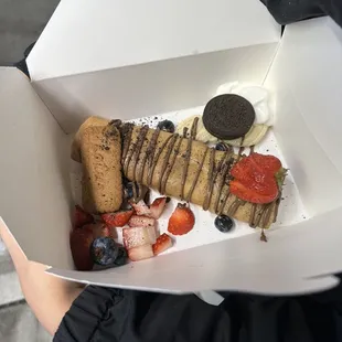 Crepe burrito