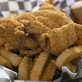 Catfish dinner
