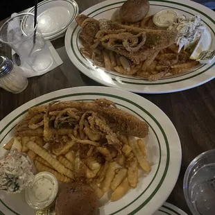 Walleye dinner