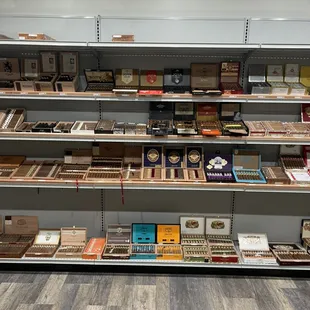 Walk-in humidor.