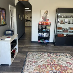Front of store retail area.