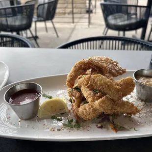 I LOVE the catfish beignets!!