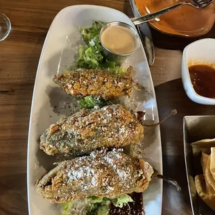 Stuffed peppers from the seasonal menu