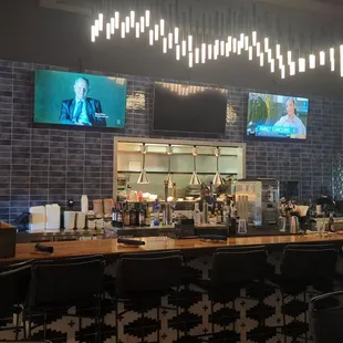 Indoor bar area