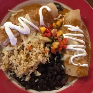 Mushroom Enchiladas