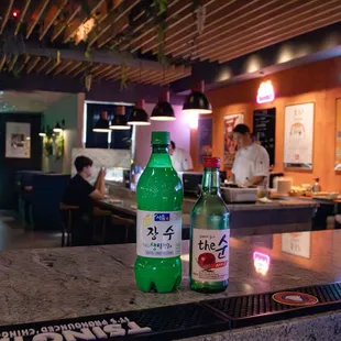 Order Soju and Makgeolli!