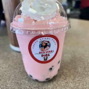 Strawberry and banana smoothie