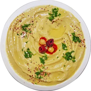 HUMMUS - Ground Garbanzo Beans with Spices with 1 Pita Bread