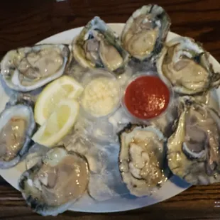 Oysters in Zubie&apos;s Classic Oysters on the half shell