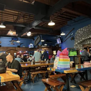 Dining and arcade area