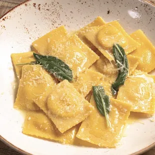 Signature dish Ravioli Di Zucca