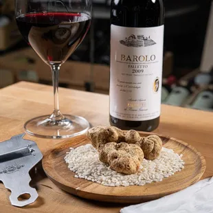 Truffles and wine ... the best combination