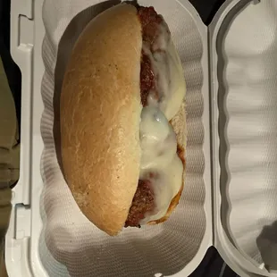 Meatball sandwich