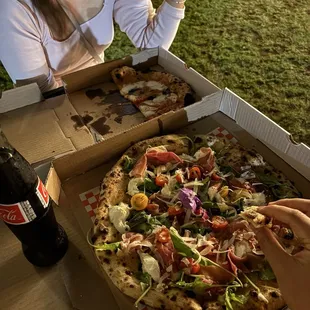 It's the best pizza I have ever tried. Especially San Danielle, it is so so goood!!. Chef and server nice too!