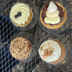 Strawberry, s'mores, candy corn, and lemon blueberry cupcakes. So good!!!