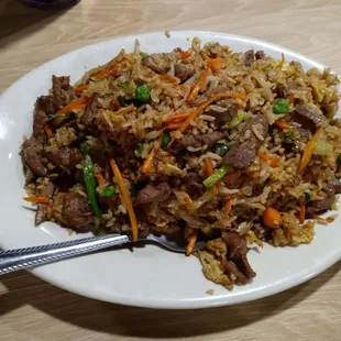 Beef fried rice