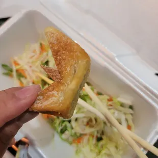 Crab puffs with almost no cream cheese