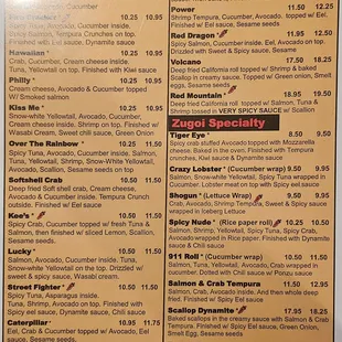 Menu part 4 as of 7/10/24