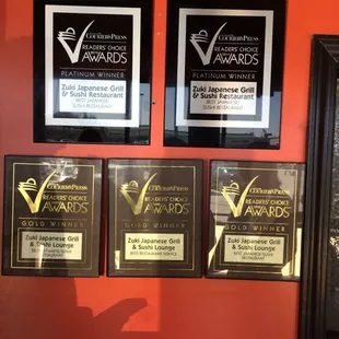 Killin&apos; it with all the awards Zuki. Nice job.