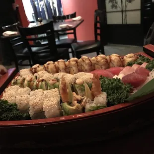 sushi platter