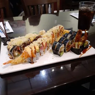 sushi, food, sashimi, sushi and sashimi