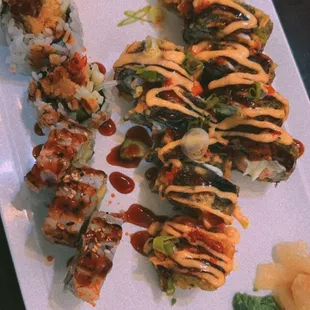 food, sushi and sashimi