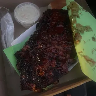 Slab of ribs