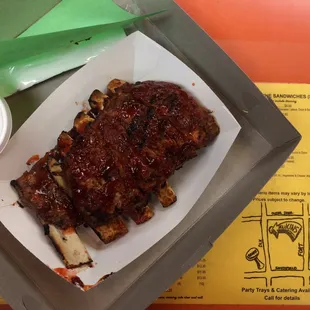 bbq ribs, food, ribs