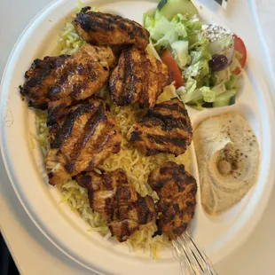 Chicken Kabob Plate