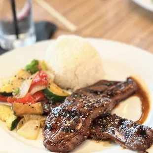 steak, food