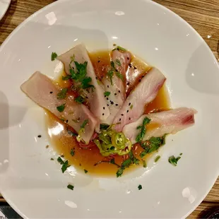 Hamachi Crudo