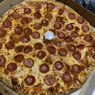 Pepperoni pizza