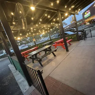 Outside patio