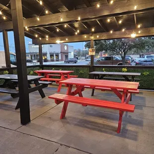 Outdoor seating