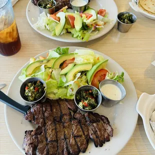 Carne Asada Con Chimichurri........  An excellent choice, flavorful and a top ten pick.