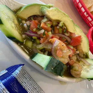 Shrimp ceviche