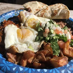 Carne adovado with egg