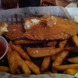 Uneatable nasty fish and chips